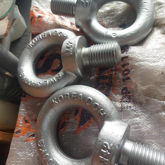 Lifting Eye Bolt M42 Pitch Drat 4.5  Kekuatan 3.4 Ton SWL
