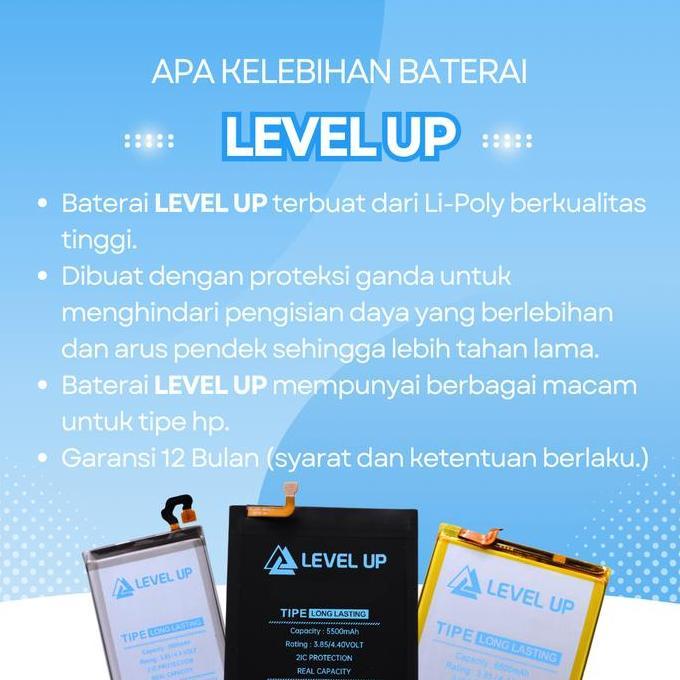 Case- Level Up Baterai Bn4A For Xiaomi Redmi Note 7 / Note 7 Pro Double Power