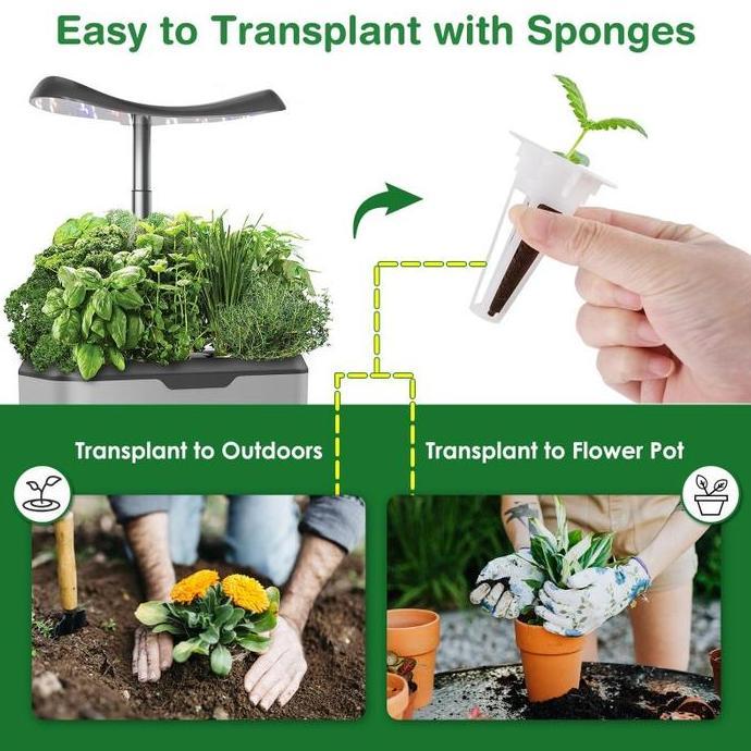 30pcs/50pcs Seedling Pods Kit Root Starter Hidroponik Soilless Grow Supplies
