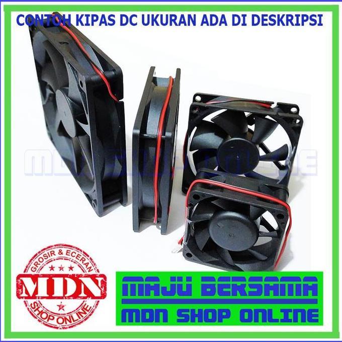Rext- Fan Dc 24V 8Cm - Kipas Dc 24V 8Cm 8X8X2.5Cm Kualitas Bagus