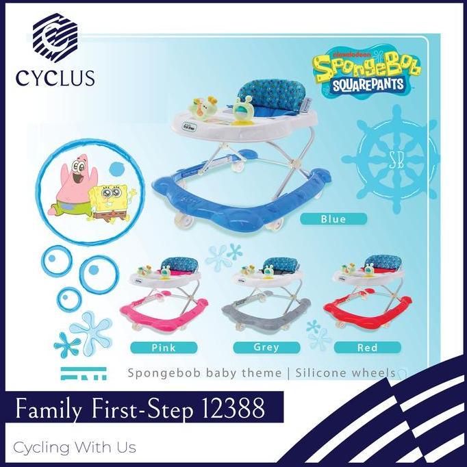 Family Baby Walker Babywalker First Step FB 12388 Nickelodeon