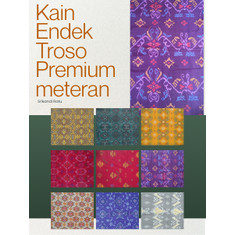 Kain Tenun Endek PREMIUM meteran Asli Troso Jepara / Kain Tenun Ikat/ Kain Tenun Tradisional
