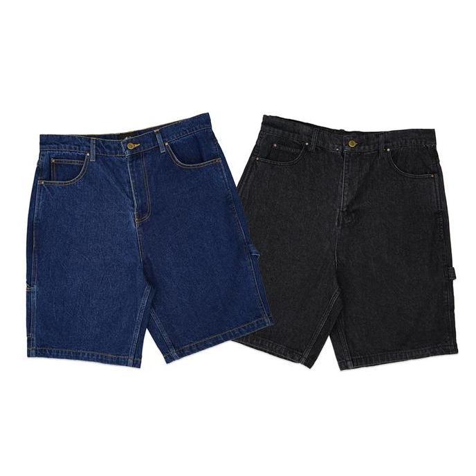 Best Seller Stussy Work Gear Carpenter Denim Shorts Berkualitas 100% original