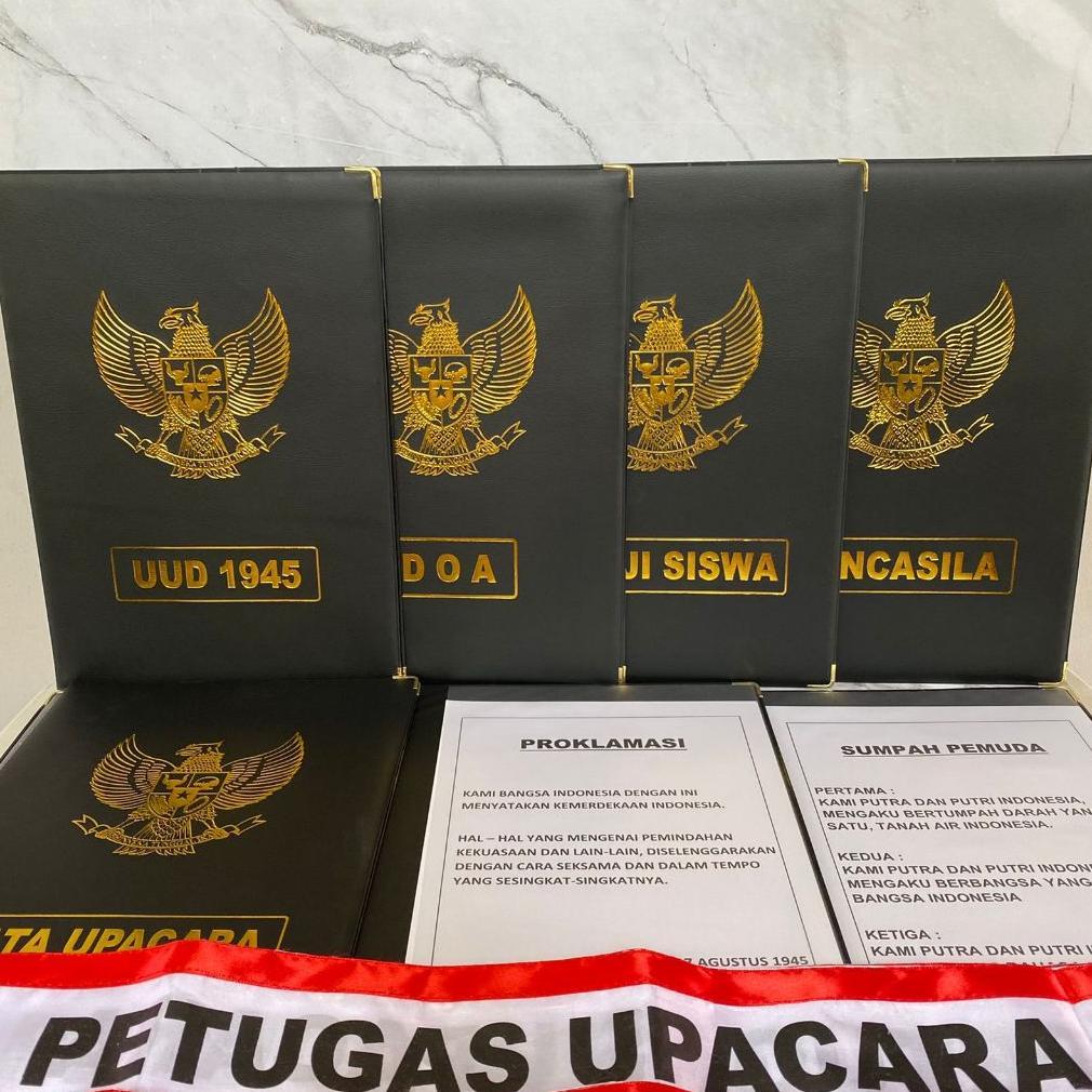 Ready MAP UPACARA SET ISI 7 + 12 SLEMPANG UPACARA / PAKET MAP UPACARA