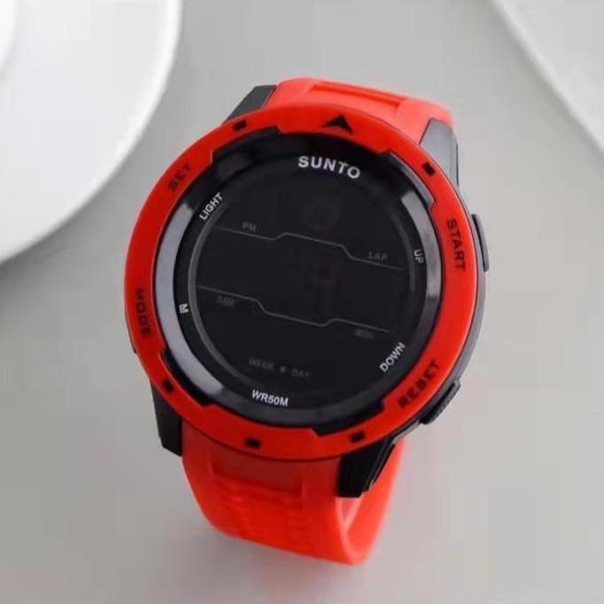 Watch- Jam Tangan Pria Sunto North Edge Mars Dital Rubber Stylish