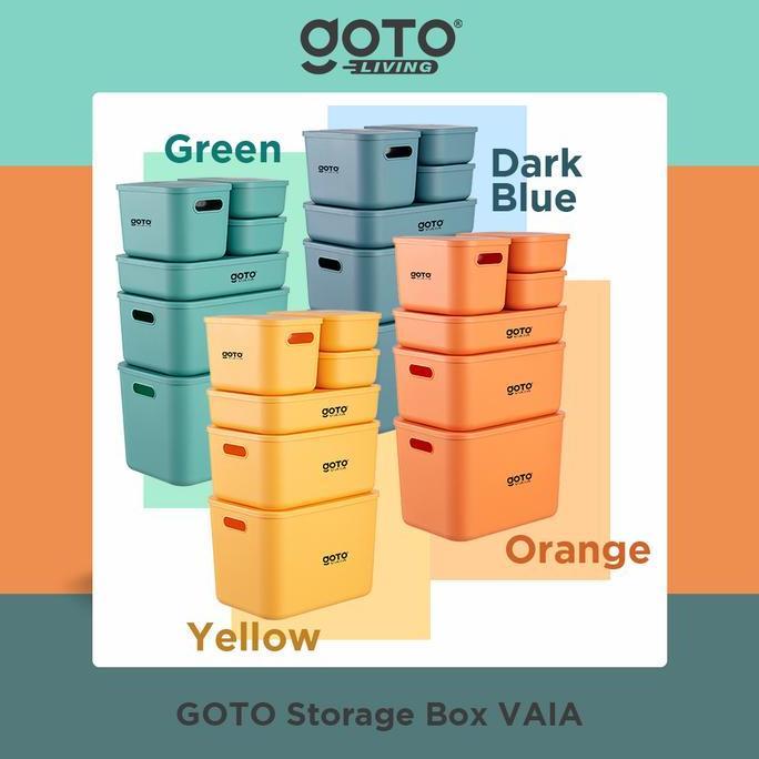 Top- Rejuve (Special Offer) Goto Vaia Storage Organizer Box Container Keranjang Penyimpanan