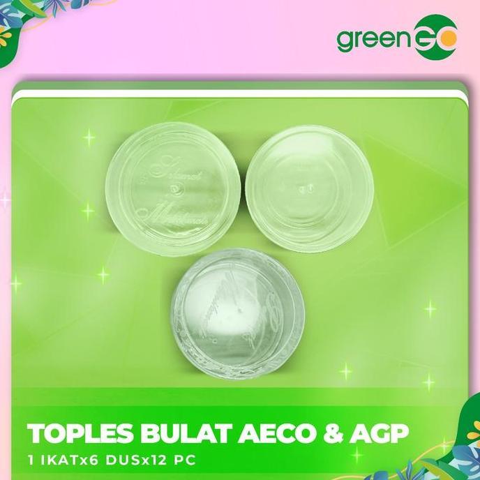 TOPLES KUE KERING BULAT PLASTIK 400GR AECO TOPLES COOKIES LEBARAN