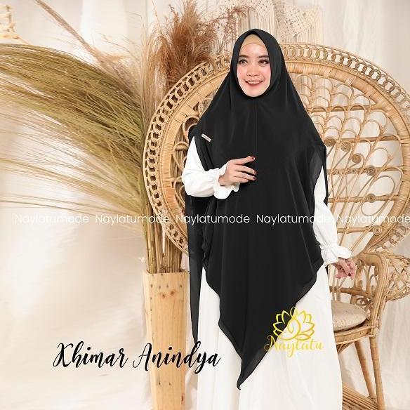Zira- New- Khimar Jumbo Panjang Anindya Soft Pet Ceruty Babydoll Naylatu Muslim Syari