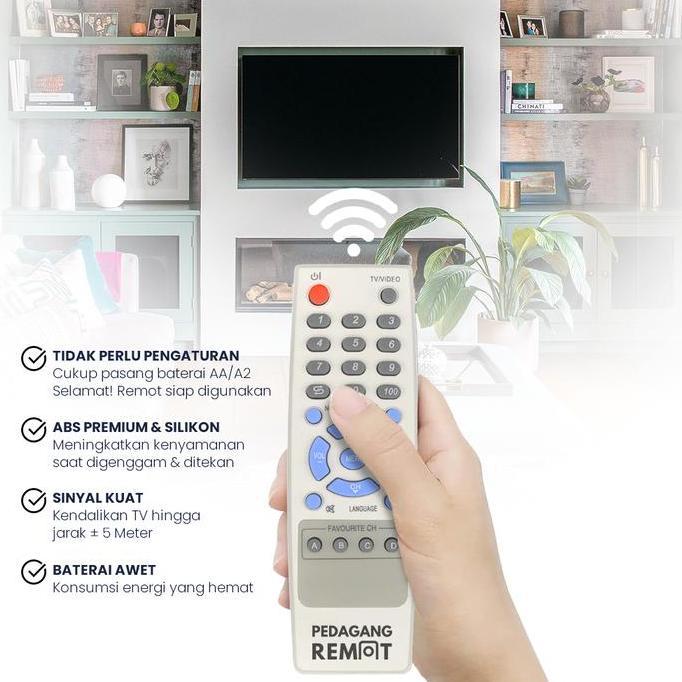 Remot Remote Tv Sharp Alexander Tabung / Slim / Flat Ga797Sb