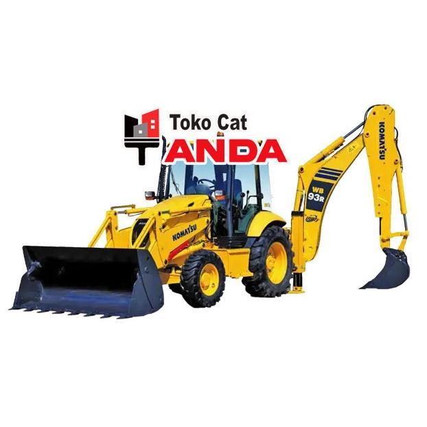 Cat Kuning KOMATSU - cat Komatsu yellow - Cat excavator bulldoser - Cat kuning bego - kuning Backhoe