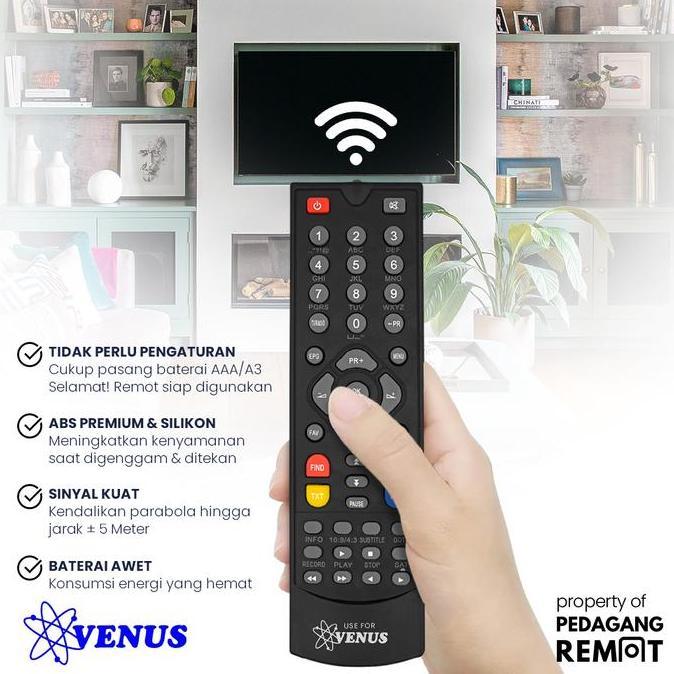 Remot Remote Receiver Paola Venus Cromus Mpeg-4 / Venus Yaris Mpeg-4
