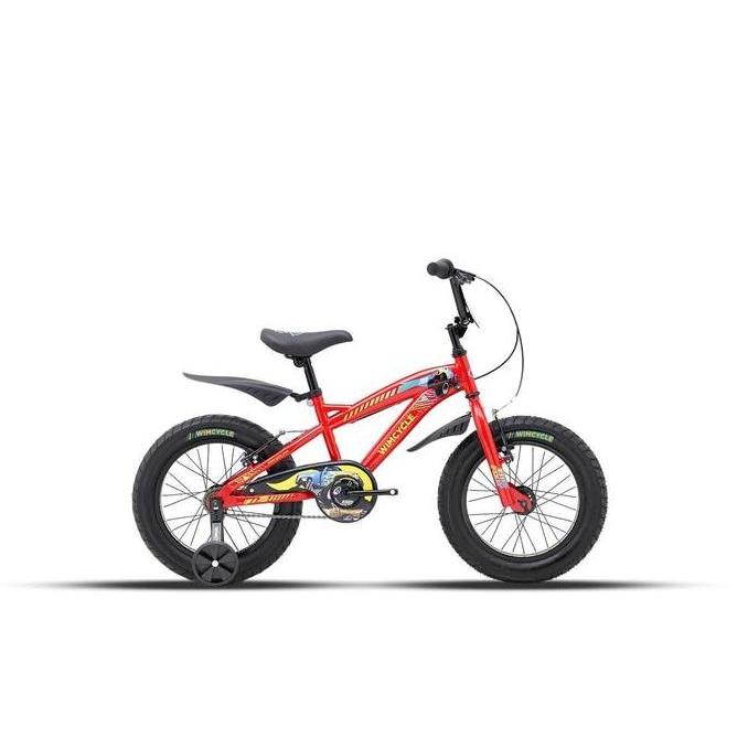 Promo Sepeda Anak BMX 16" Wimcycle Big Foot 16" Road Series Merah Diskon
