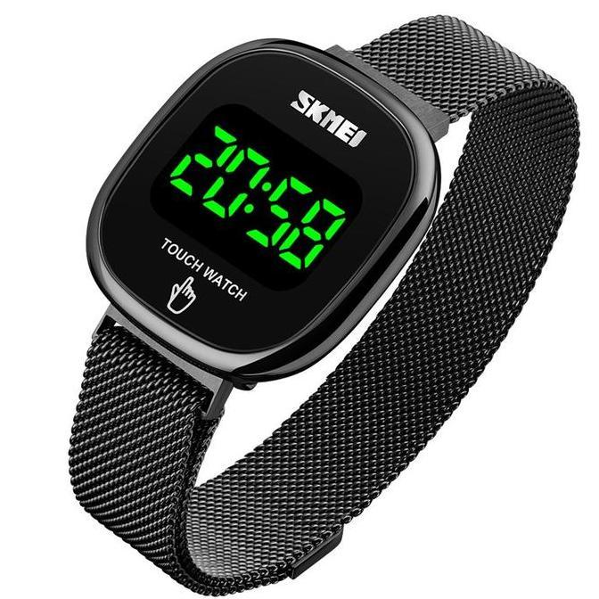 Clock- Jam Tangan Nita Dital Layar Sentuh Tali Stainless Skmei 1589