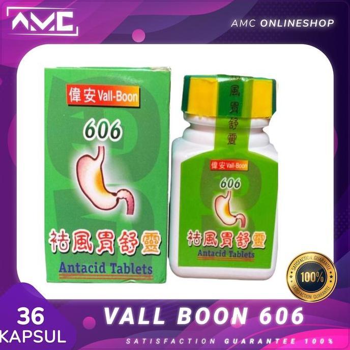 Health- Vaal-Boon 606 Antacid Tablets Obat Maag