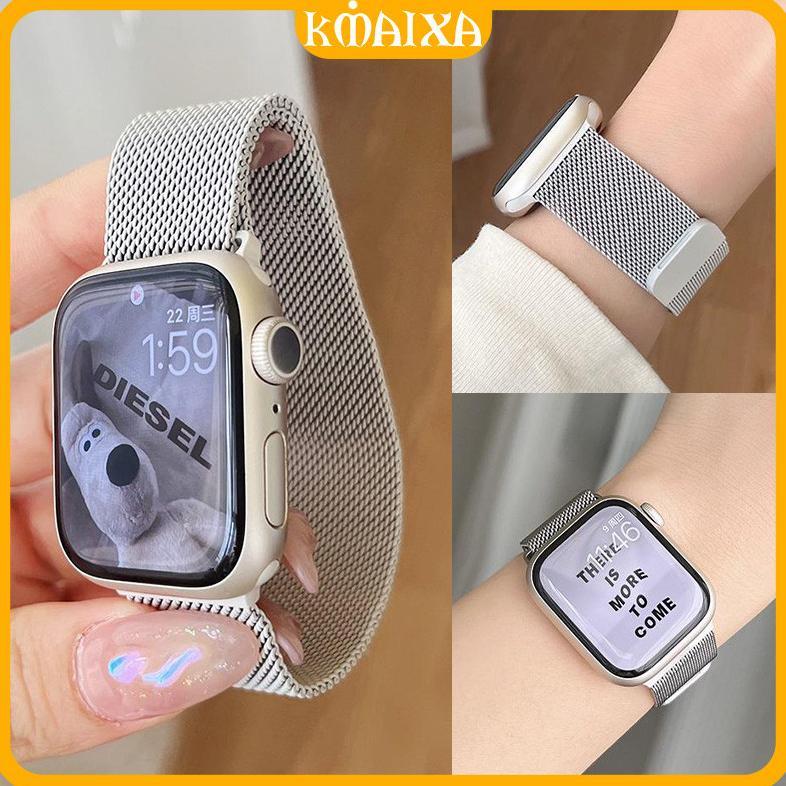 Original Milanese Loop Magnetic Strap For Apple Watch Ultra 3 2 49Mm Series 11 10 9 8 7 Se 3 6 46 42