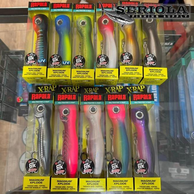 TERMURAH - UMPAN LURE POPPER RAPALA XRAP MAGNUM XPLODE 130 62G 13CM LIMITED COLOR