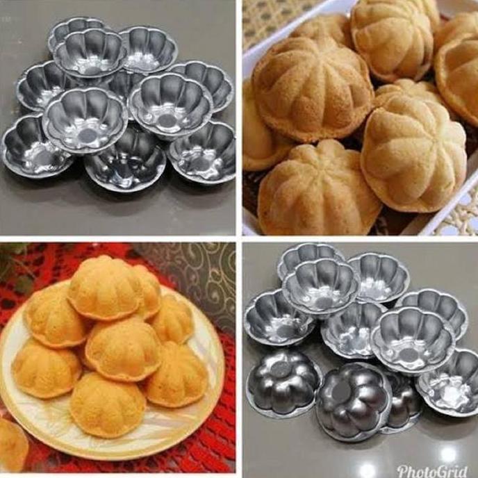 Box- Cetakan Kue Bolu Kering Pukis Manggis / Kue Manggis 12Pcs