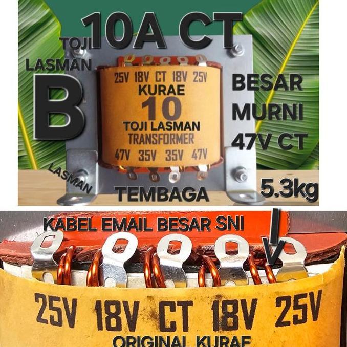 LINEAR TRAVO TRAFO 10A BESAR MURNI 10A CT 10AMPERE 10A BESAR MURNI