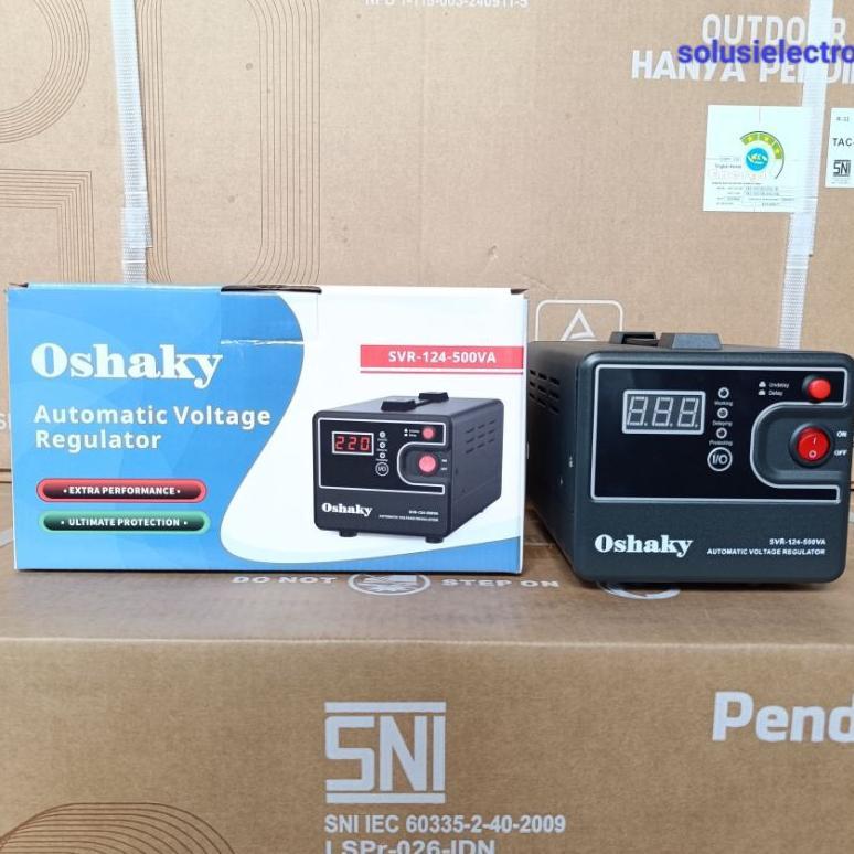 Stabilizer 500 Watt Oshaky Stavol 500 Watt Penstabil Aliran Listrik ORI
