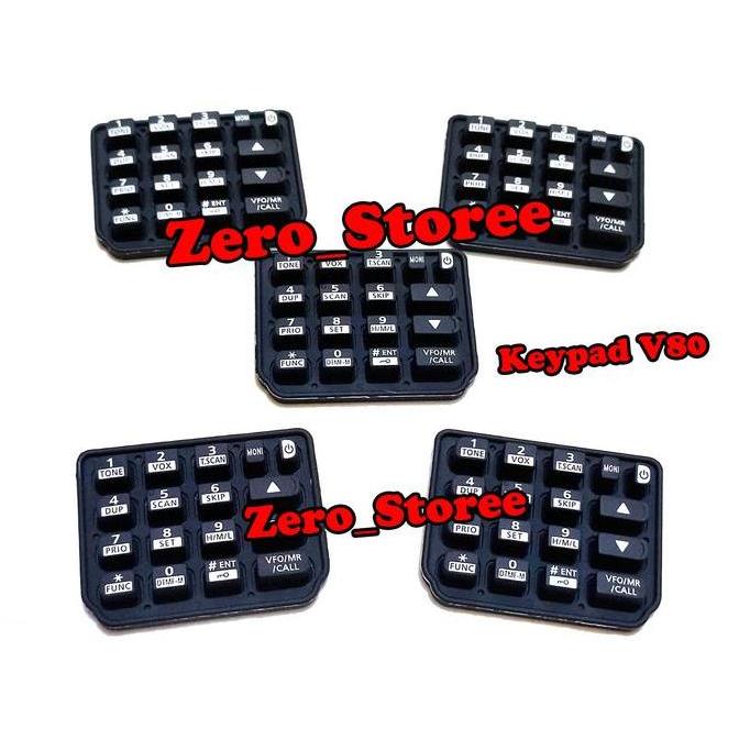 Whe- Keypad Ht Icom Ic V80 U80 Tombol Ht Icom Ic-V80 V-U80