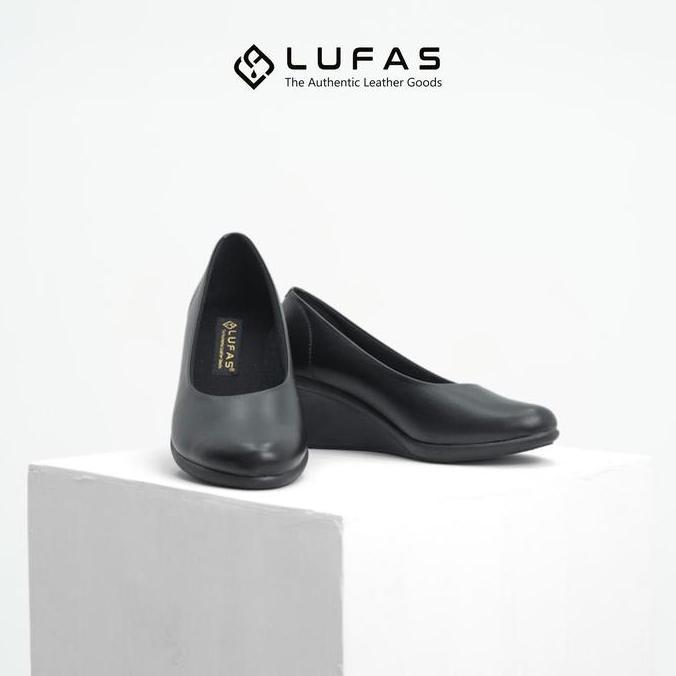 [Sp] Lufas Sepatu Wedges Persit - Wanita