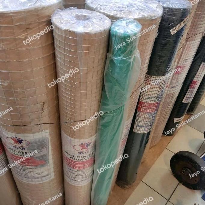 WIREMESH GALVANIS 25 X 25MM TEBAL KAWAT 1,8MM LEBAR 120CM KAWAT GALVANIS METERAN TERBARU