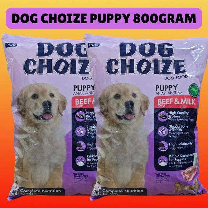 DOG CHOIZE PUPPY 800GRAM MAKANAN ANJING DOG CHOIZE PUPPY