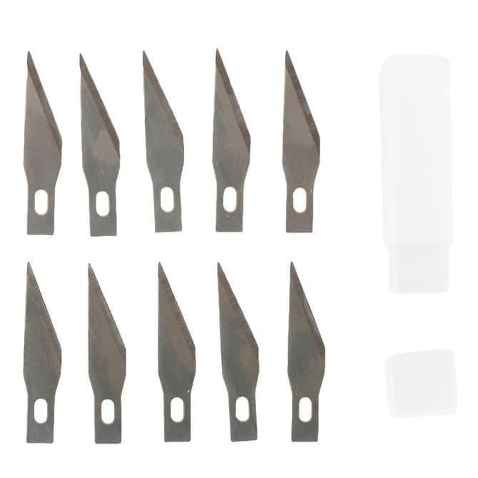 REFILL PEN CUTTER / CUTTING STICKER BLADE ISI ULANG PEN CUTTER 10 PCS