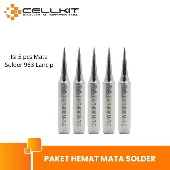 CELLKIT Paket Hemat Mata Solder - Solder TIP 936 Lancip