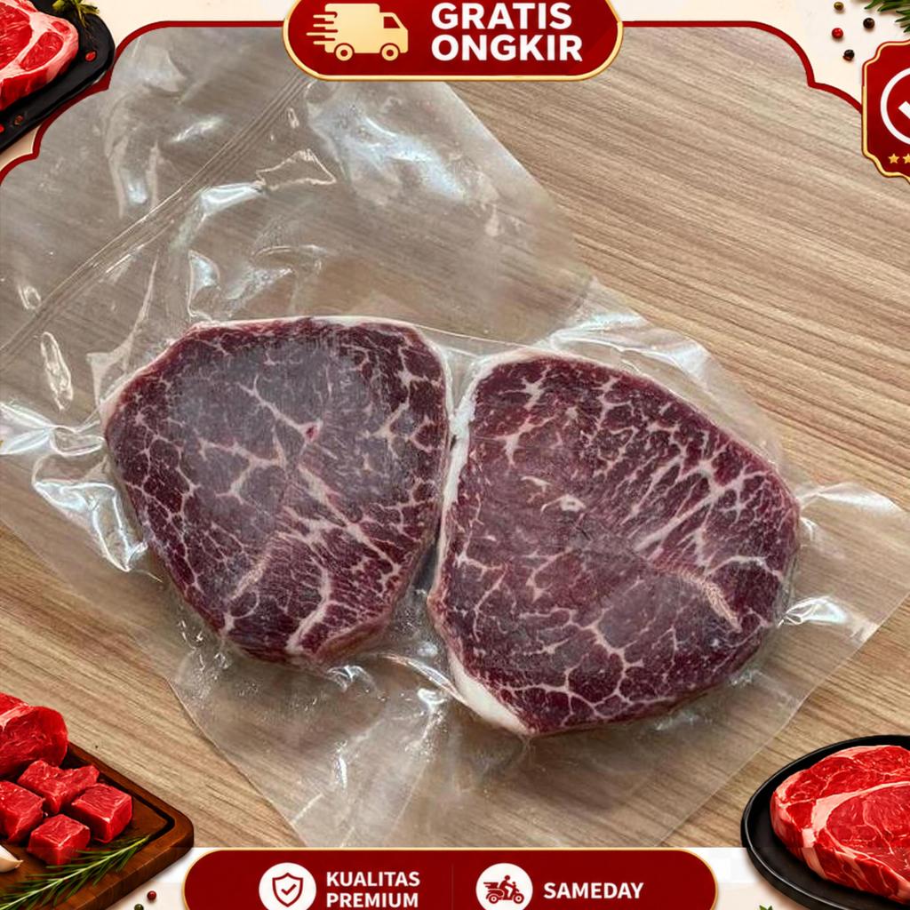 Chuck Tender Wagyu Mb 8-9 | Chuck Tender Steak | Daging Steak Wagyu | Wagyu Beef Steak
