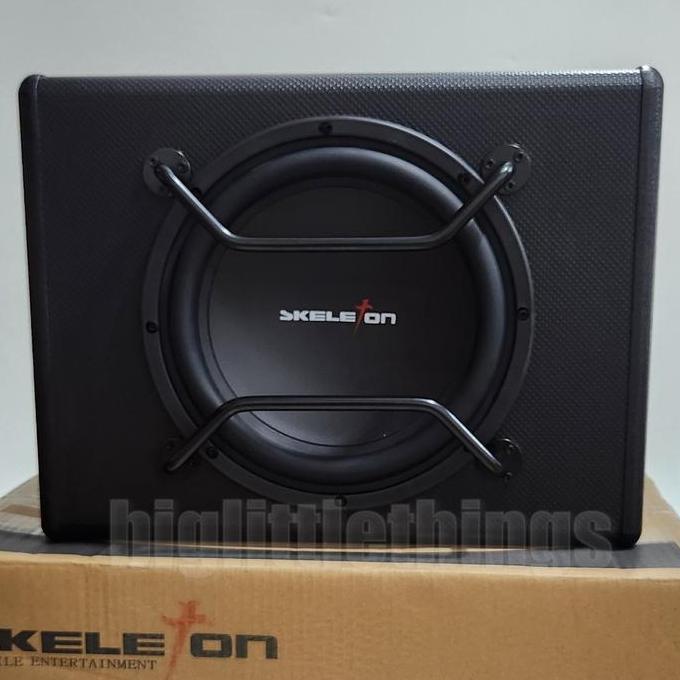 Promo Basstube Mobil 12 Volt Dengan Subwoofer 10" atau 12" Merk Skeleton Dengan Power Amplifier Disk