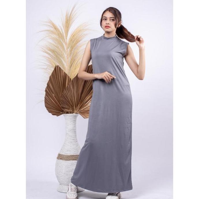 Dress- Manset Gamis Tanpa Lengan | Inner Gamis Tanpa Lengan | Gamis Buntung Baju Melar Nyaman Rayon 