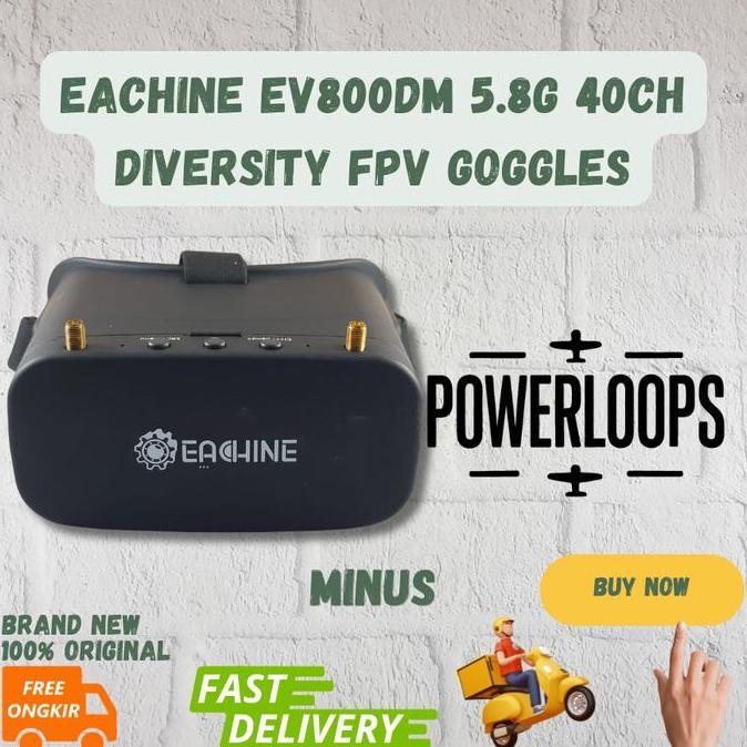 Eachine Ev800Dm Dvr Diversity Goggles 5.8G 40Ch Fpv Ev800 Goggle