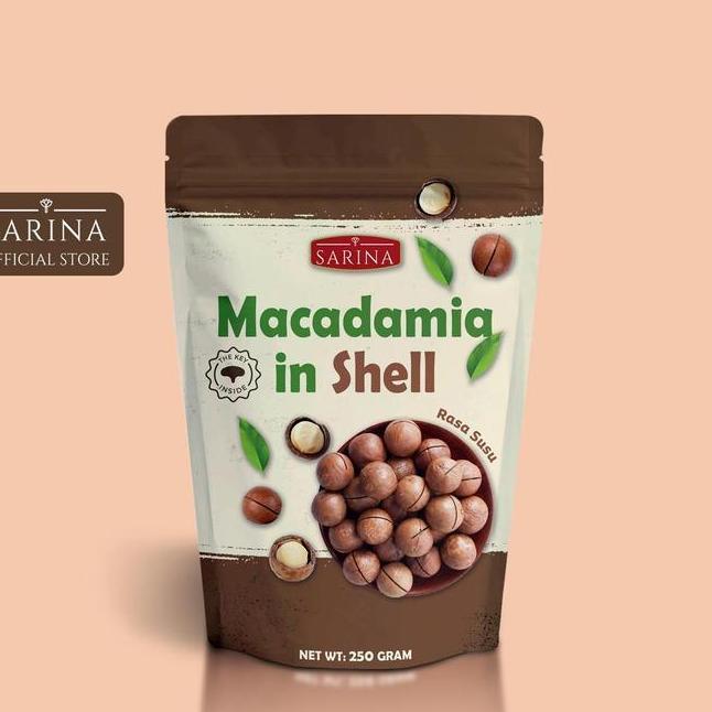 Roasted Macademia Utuh Kulit Nuts Rasa Susu Milky Flavor Cemilan Snas
