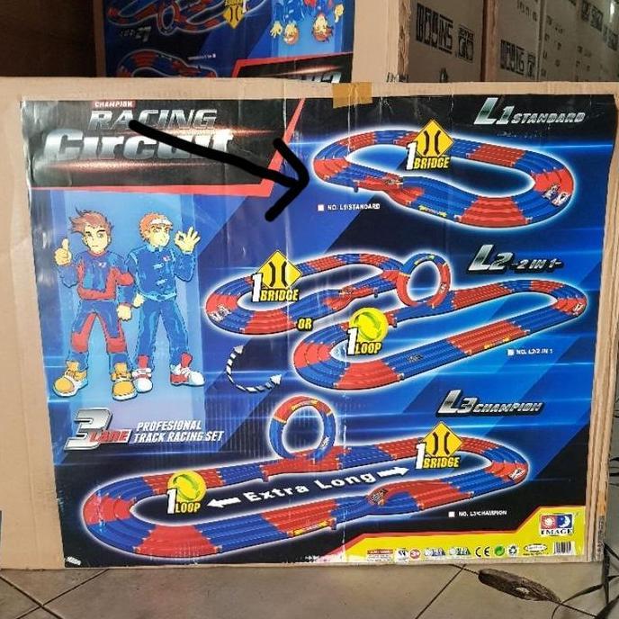 TREK TAMIYA 3 JALUR MERK IMAGE L1 JALANAN TAMIYA (IC/ PINDAH JALUR)