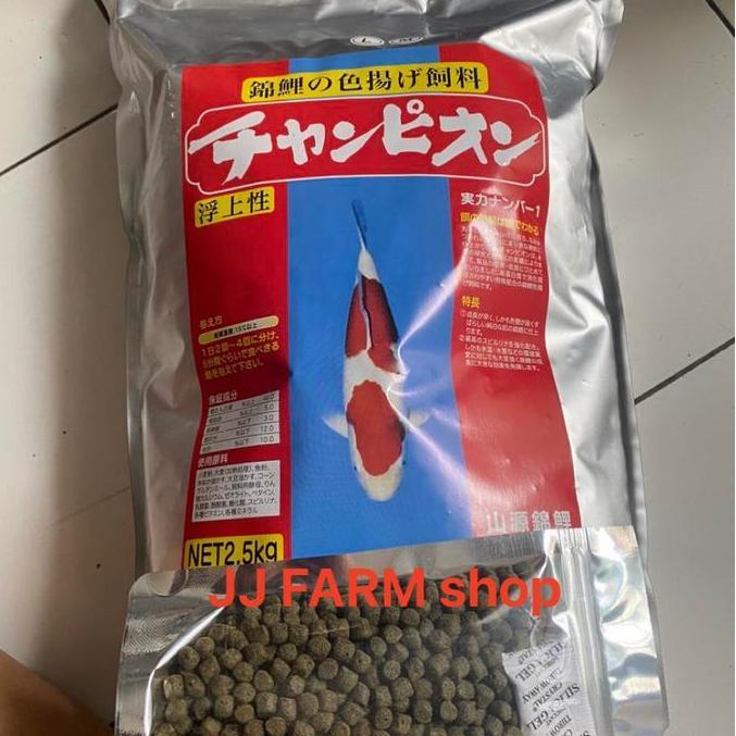 Fishmen- Pelet Champion 100G Jaminan Pelet Top Grade Louhan Koi
