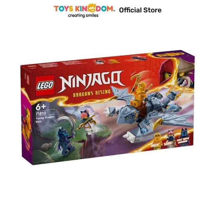 Toys Kingdom LEGO Ninjago Young Dragon Riyu 71810 Mainan Bongkar Pasang Naga Ninja Koleksi Anak