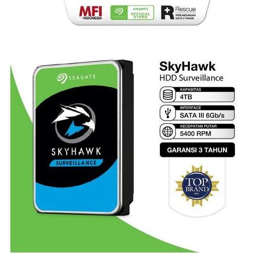 Seagate Skyhawk Hdd / Hardisk Surveillance Cctv 4Tb Sata