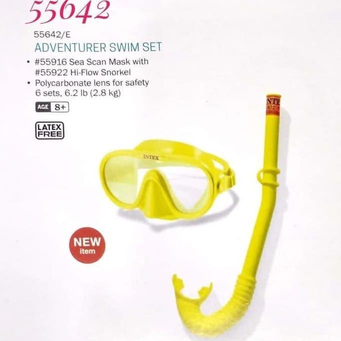 Snorkel set INTEX 55642 adventurer swim set snorkeling set Top