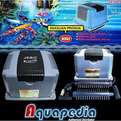 Arref - Jebo P-200 Pompa Udara Air Pump Blower Aquarium/Kolam/Limbah Jebo P200