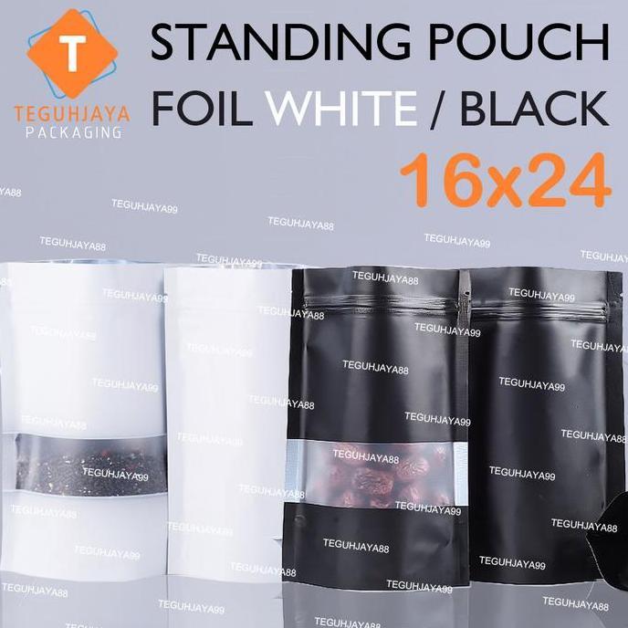 Standing Pouch Putih 16x24 Standing Pouch Window 16x24