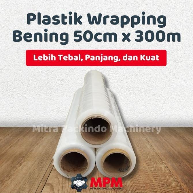 Plastic Wrapping / Wrapping Strect Film / Pallet 50 cm X 300 m