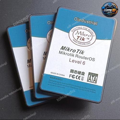 SSD 32GB Mikrotik lisensi level 6 bisa Upgrade Downgrade