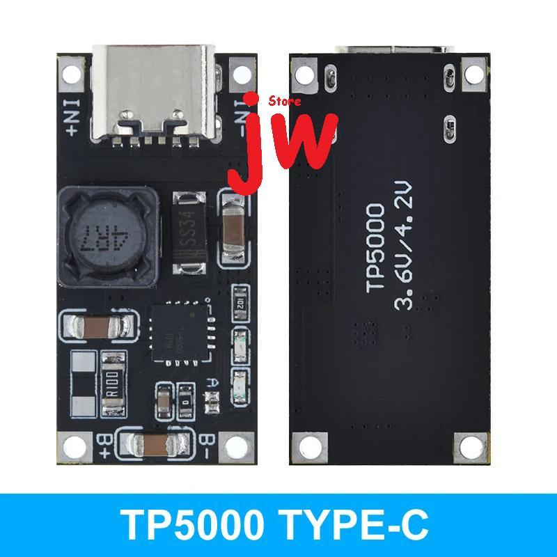 Tp5000 Usb-C Modul Charger  Lifepo4 Lithium Input Usb  Type-C
