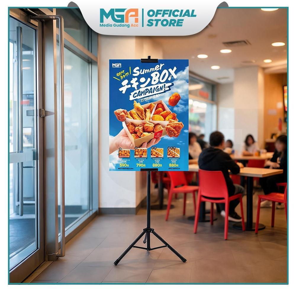 Tripod Banner 2 Sisi / Standing Banner Promosi / Tripod Stand Banner Berdiri / Tiang Banner 2 Sisi /
