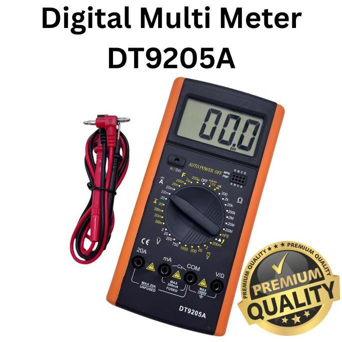 ASELMADRAS Digital Multitester DT9205A / Avometer Digital DT-9205A / Multitester Digital Avometer Di