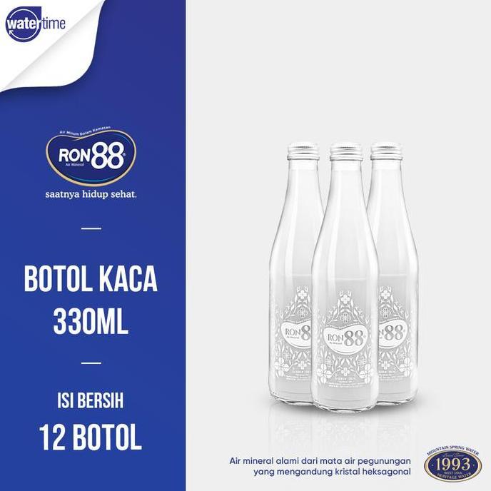 Fresh- Ron88 Botol Kaca 330Ml (Isi 12 Botol) Paket 4 Karton (Instan & Kurir )