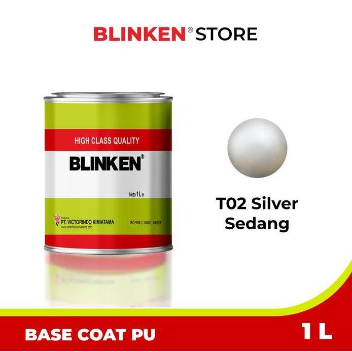 Blinken Base Coat Cat Mobil, Motor  Silver Series 1L
