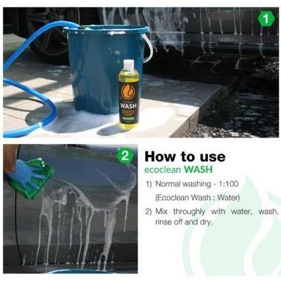 Igl Ecoclean Wash 500Ml Car Wash Shampoo Aman Untuk Lapisan Coating