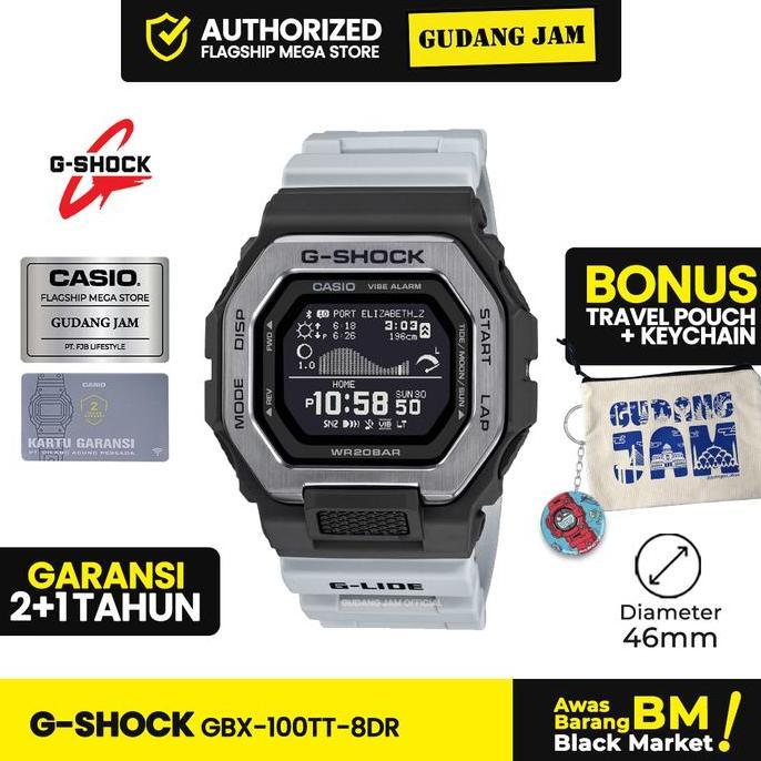 GShock GBX-100TT-8DR GBX-100 GBX100TT GBX100 Garansi Resmi